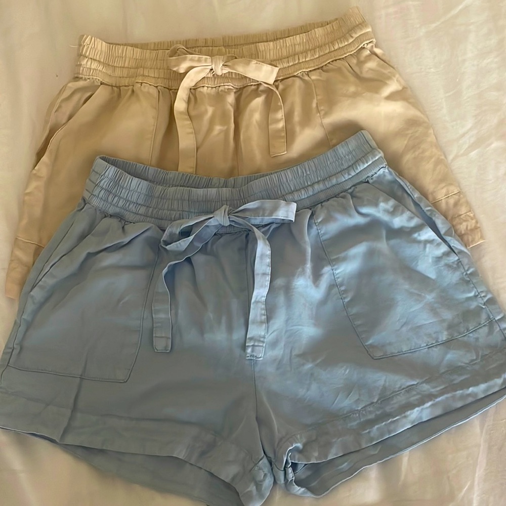 Staccato women drawstring shorts size small. 100% tensely. Bundle.